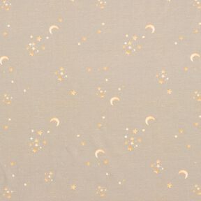 Puuvillajersey T&auml;htitaivas Digitaalipainatus &ndash; vaalea ruskeanharmaa, 