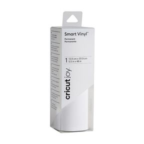 Cricut Joy Smart -vinyylikalvo permanent [ 13,9 x 121,9 cm ] – valkoinen, 