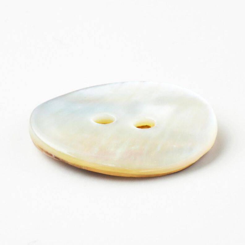 Agoya-helmiäisnappi [Ø 18 mm] – norsunluu,  image number 2