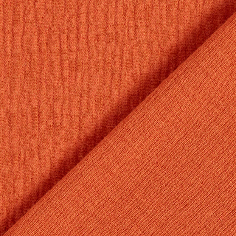 Musliini-/kaksikerroksinen kangas – terrakotta,  image number 4