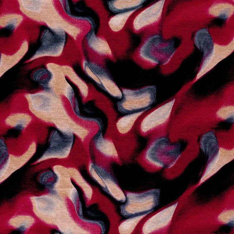 Romanitjersey Revontulet &ndash; bordeauxin punainen/ter&auml;ksen sininen,  image number 1