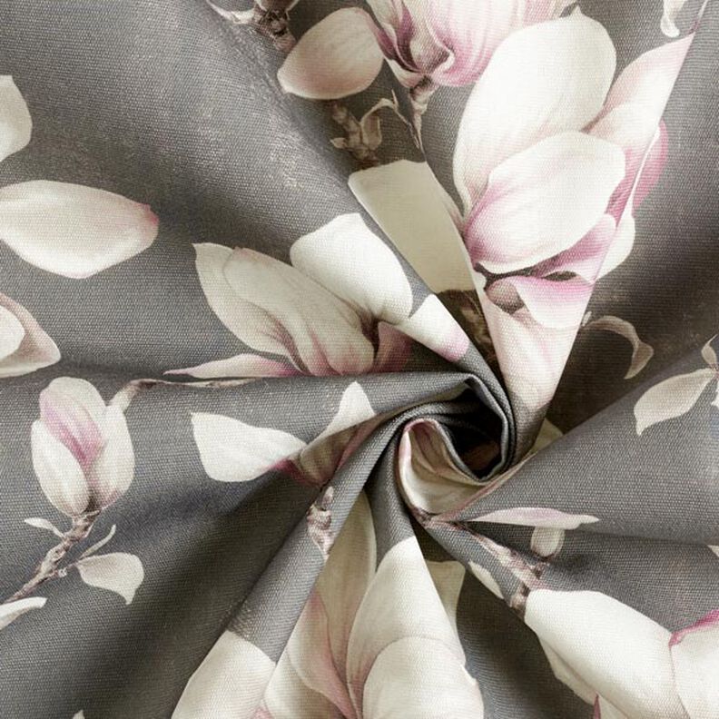 Ulkokankaat Canvas magnoliat – harmaa,  image number 4