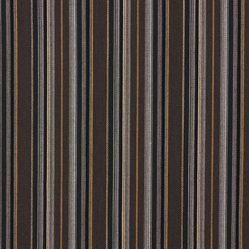 Puuvillasekoite Raidat – mustanruskea,  image number 1