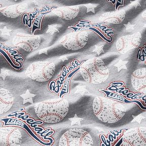 French Terry Kes&auml;college Baseball &ndash; hopea/valkoinen, 