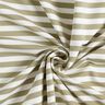 French Terry Kesäcollege Lankavärjätyt raidat – villanvalkoinen/vaalea khaki,  thumbnail number 4