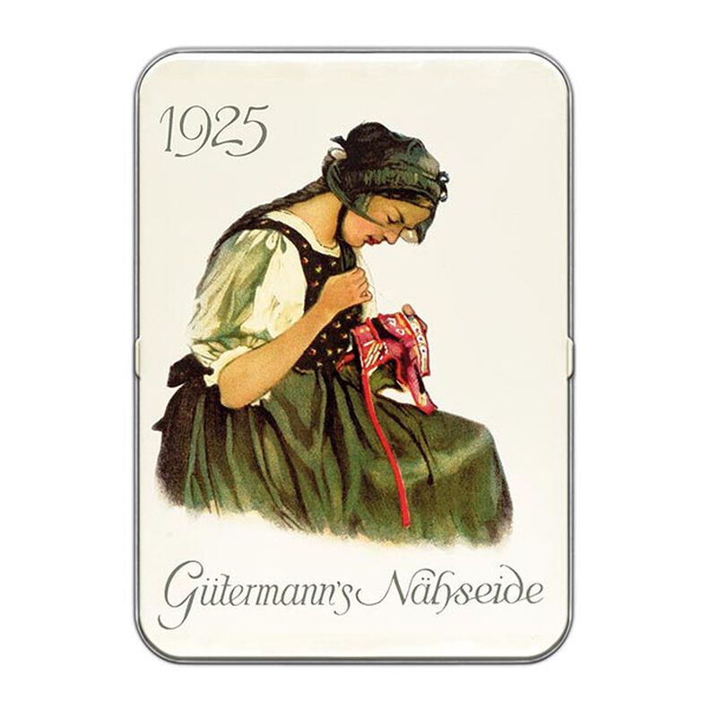 Nostalgialaatikko 1925 Ompelulankasetti Yleislanka [ 100m | 8 kpl | 13 x 9 x 2 cm ] | Gütermann,  image number 2