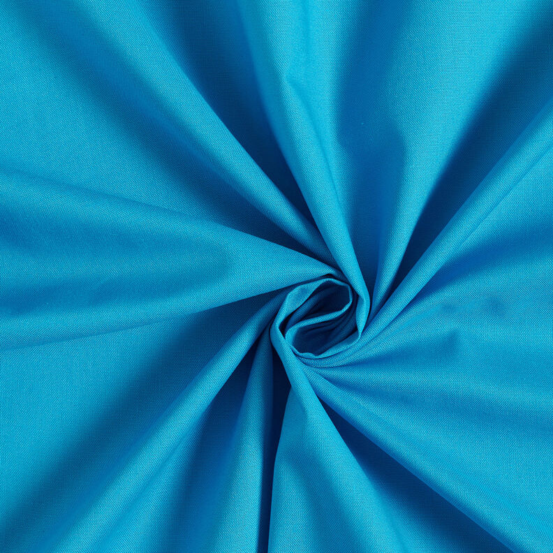 Puuvillakangas Kretonki Yksivärinen – turkoosi,  image number 1