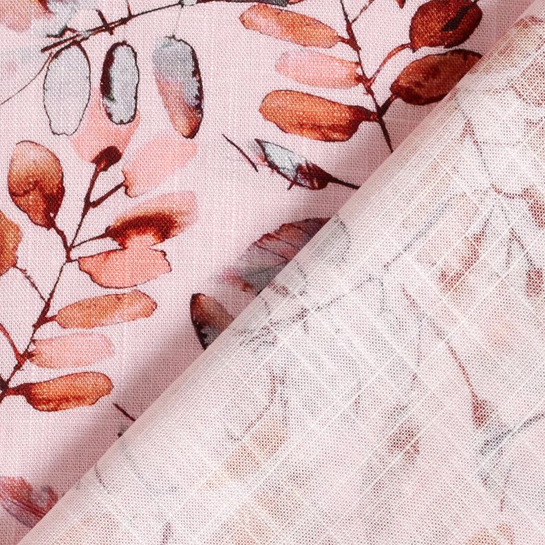 Viskoosi-pellavasekoite Eukalyptus – roosa,  image number 4