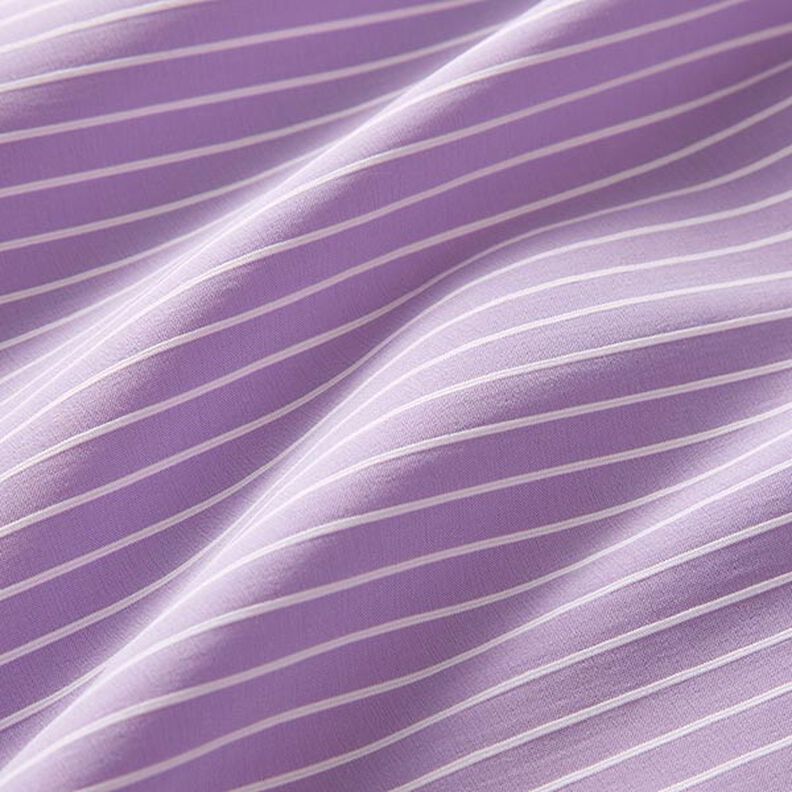 Stretchkangas Poikittaisraidat Pitkittäiselastinen – pastellivioletti,  image number 2