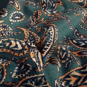 Romanitjersey Paisley – sinikuusi/persikanoranssi, 