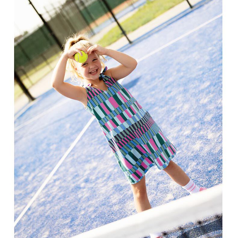 Puuvilla-viskoosi-sekoite Villit raidat | Poppy Fabrics &ndash; kaisla/pink,  image number 7