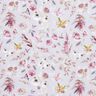 Ribbijersey Herkät luonnonkukat Digitaalipainatus – pastellisyreeni/punalila,  thumbnail number 1