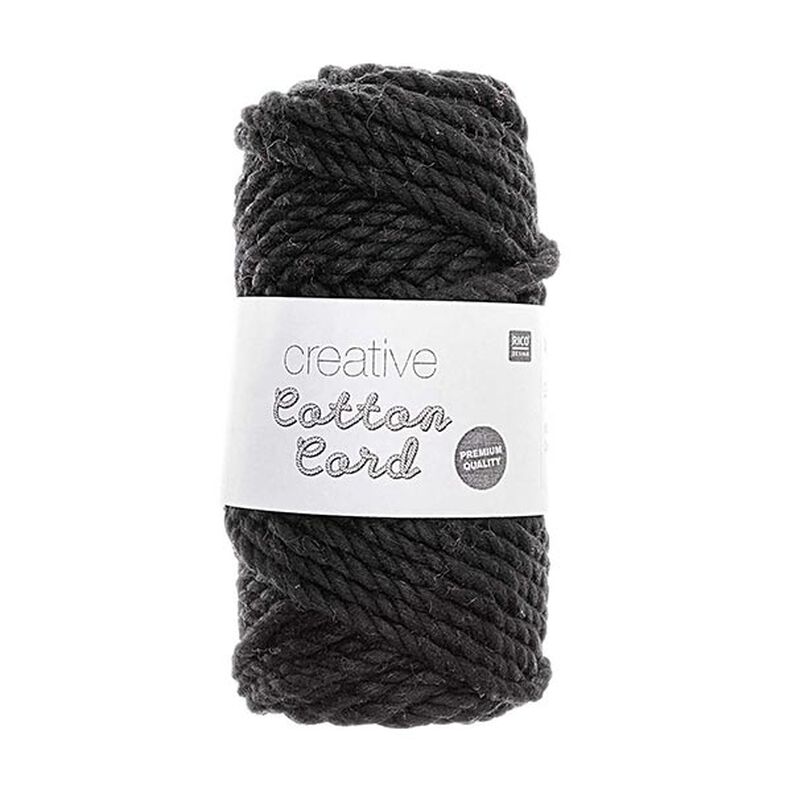Creative Cotton Cord [5mm] | Rico Design – musta,  image number 1
