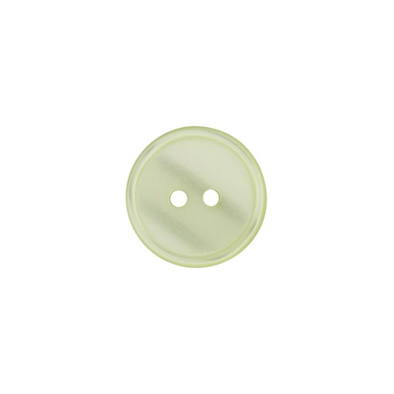 Polyesterinappi kaksireikäinen  – pastellinvihreä,  image number 1