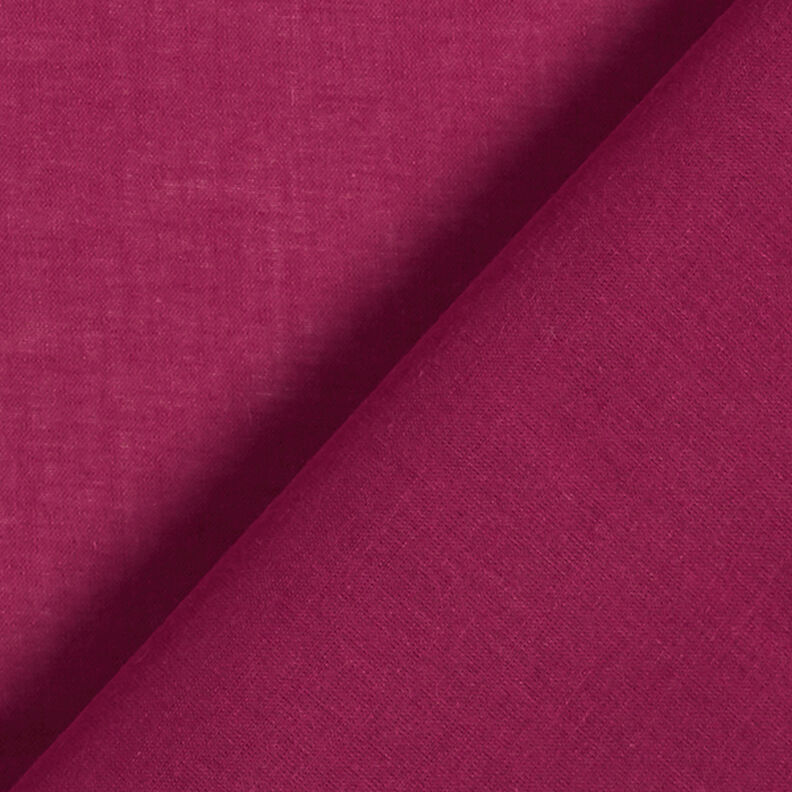 Puuvillabatisti Yksivärinen – bordeauxin punainen,  image number 3