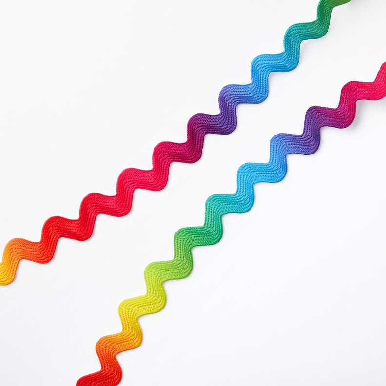 Koristenauha, sateenkaari [Ø 10 mm] – punainen,  image number 1