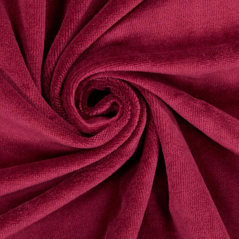 Nicki-kangas yksivärinen – bordeauxin punainen,  image number 2