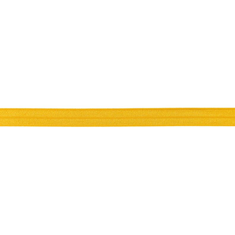 Joustava kanttausnauha  kiiltävä [15 mm] – sinappi,  image number 1