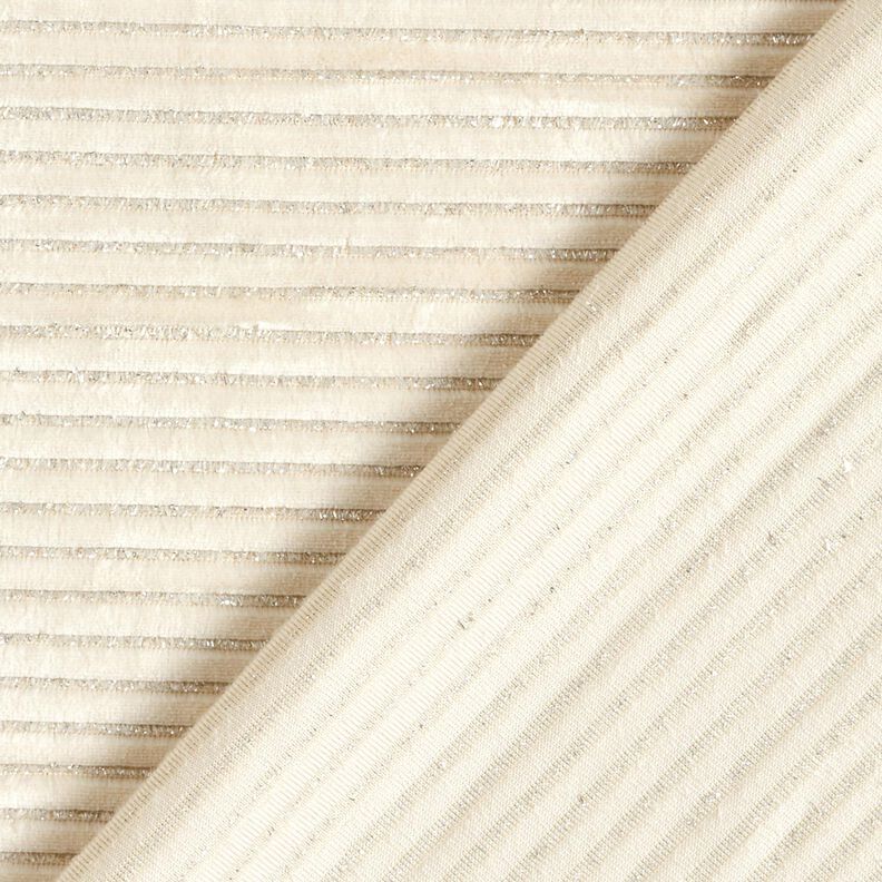 Nicki-kangas Kimalleraidat – vaalea beige/hopea metallic,  image number 4