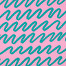 Puuvillapopliini Making Waves | Nerida Hansen – roosa,  thumbnail number 1