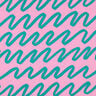 Puuvillapopliini Making Waves | Nerida Hansen – roosa,  thumbnail number 1
