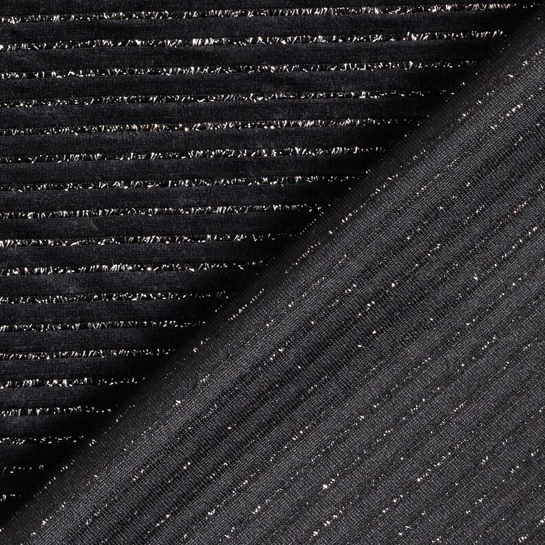 Nicki-kangas Kimalleraidat – musta/hopea metallic,  image number 4