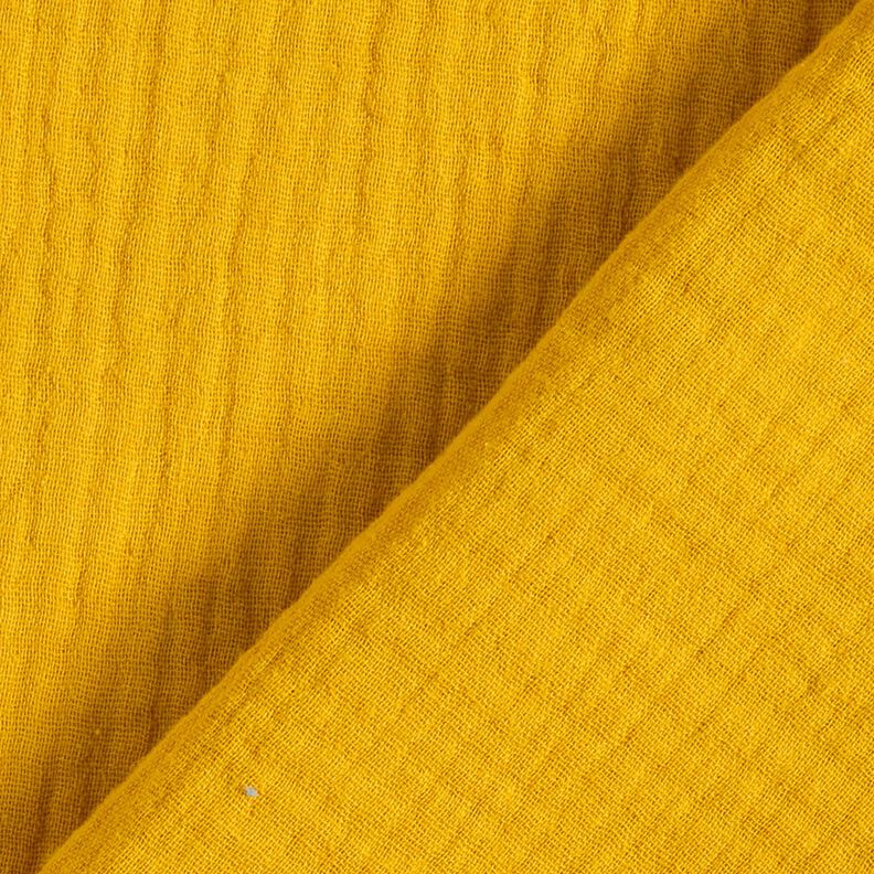 Musliini-/kaksikerroksinen kangas – sinappi,  image number 4