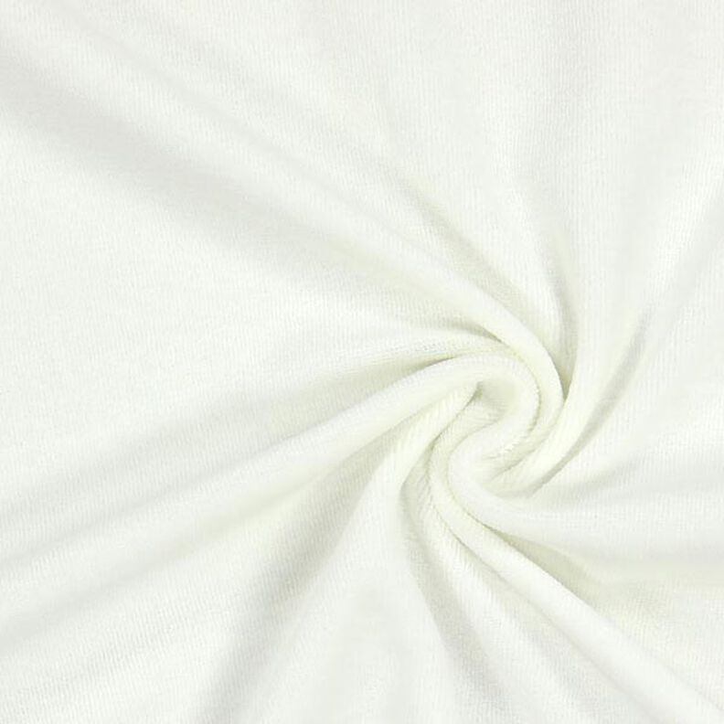 Nicki-kangas yksivärinen – villanvalkoinen,  image number 1