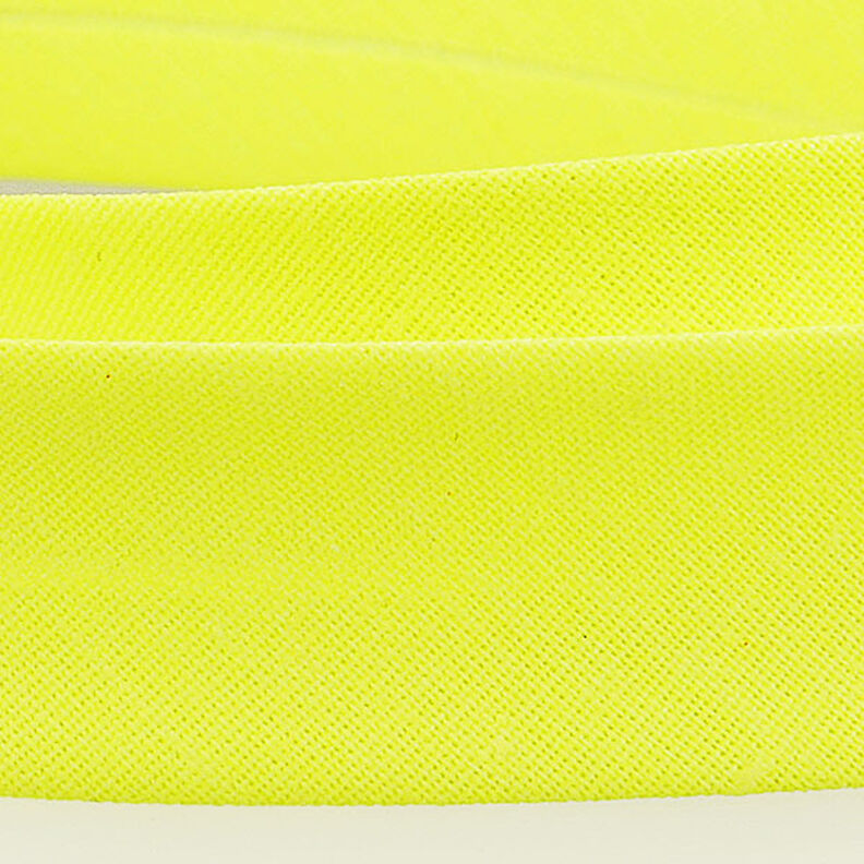 Vinonauha Polycotton [20 mm] – keltainen neon,  image number 2