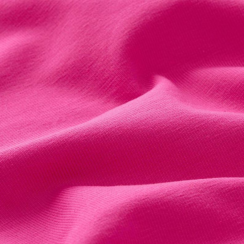 Puuvillajersey Medium Yksivärinen – voimakas vaaleanpunainen,  image number 4
