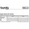 Housut, Burda 6613,  thumbnail number 8