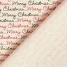 Puuvillakangas Kretonki Merry Christmas – luonnonvärinen/karmiininpunainen,  thumbnail number 4