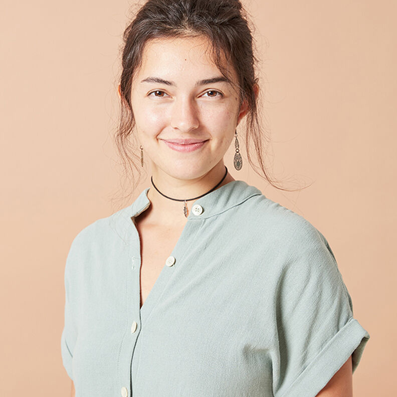 Viskoosi-pellavakangas pehmeä – hummeri,  image number 5