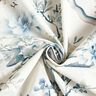 Sisustuskangas Puolipanama Maalatut oksat &ndash; valkoinen/siniharmaa,  thumbnail number 3