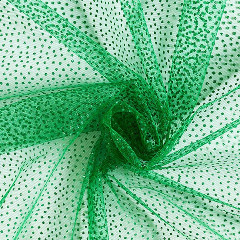 Glitzertüll Minipunkte – vihreä,  image number 1
