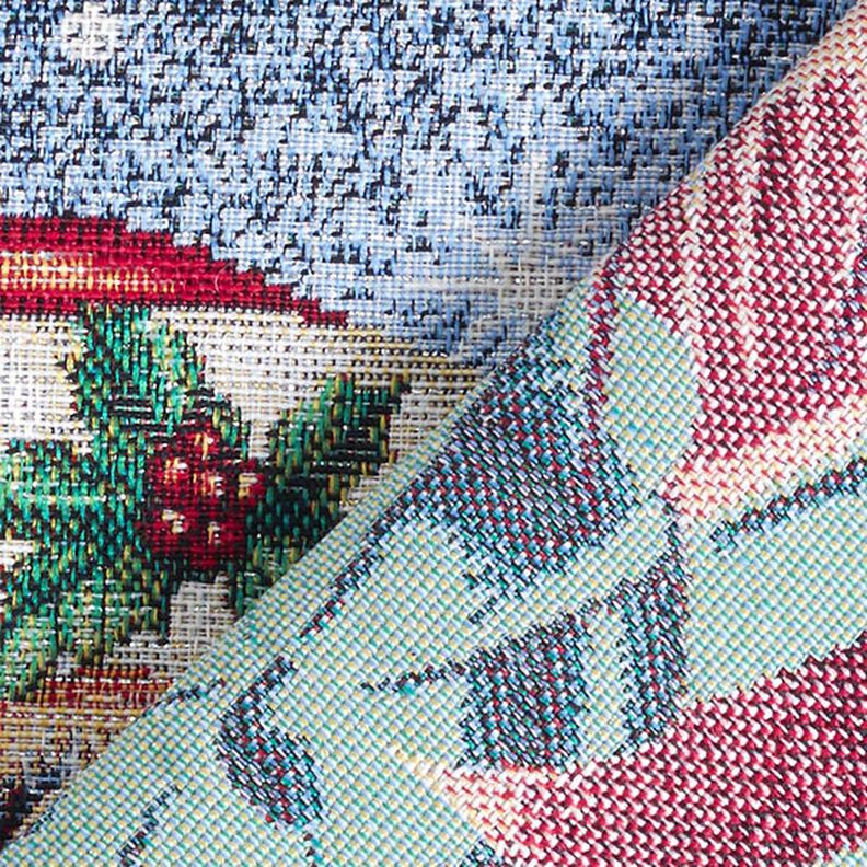 Paneeli Gobeliini Lahja Lurex – sininen/vihreä,  image number 4