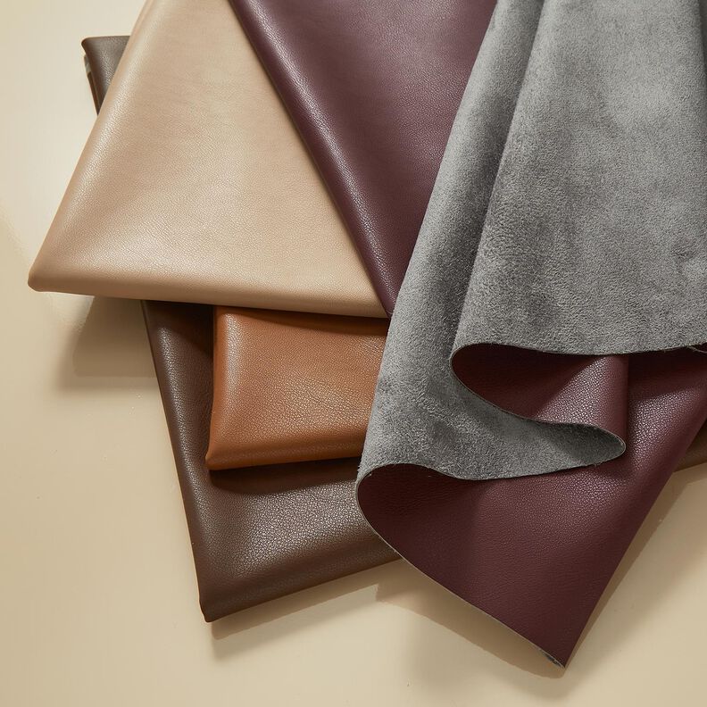 Keinonahka k&auml;&auml;nt&ouml;puoli veluuria  &ndash; harmaa,  image number 5