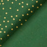 Puuvillakangas Popliini Hienot pilkut – vihreä/kulta,  thumbnail number 4