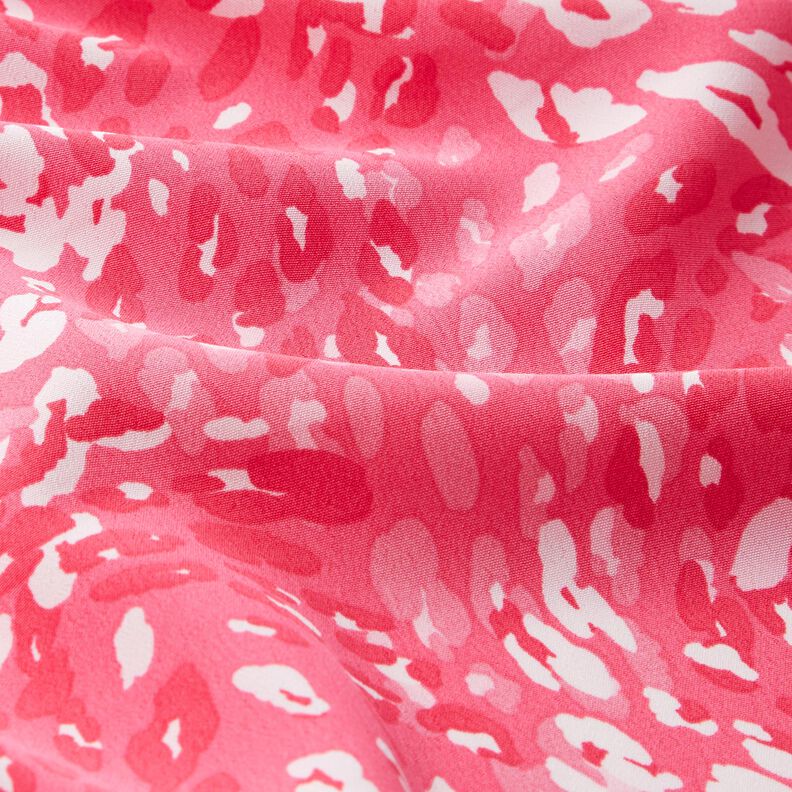 Kreppikangas Abstrakti leokuvio – voimakas vaaleanpunainen,  image number 2