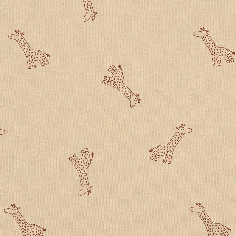 Puuvillajersey Kirahvit – manteli,  image number 1