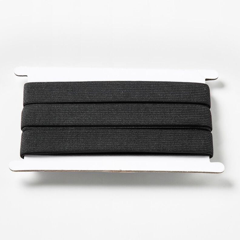 Sileä kuminen nauha [3 m | 20 mm] – musta,  image number 1