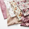 Musliini-/kaksikerroksinen kangas pienet kukkaköynnökset – roosa,  thumbnail number 5