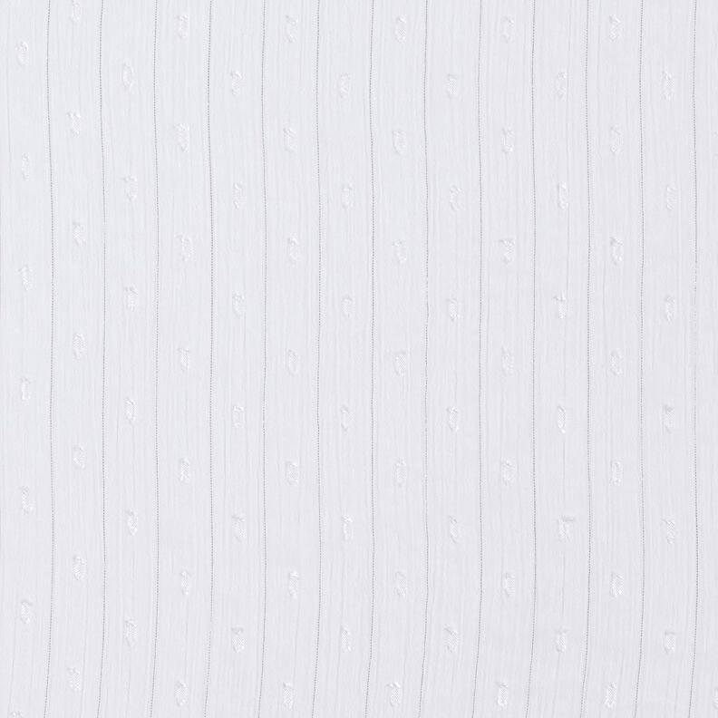 Sifonki Dobby Metallic Liituraidat – valkoinen/hopea metallic,  image number 1
