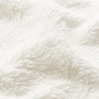 Puuvillainen sherpa Yksivärinen – villanvalkoinen, 