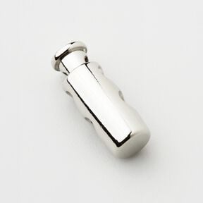 Ny&ouml;ristoppari metall [L&auml;pimeno: 3 mm] &ndash; hopea metallic, 