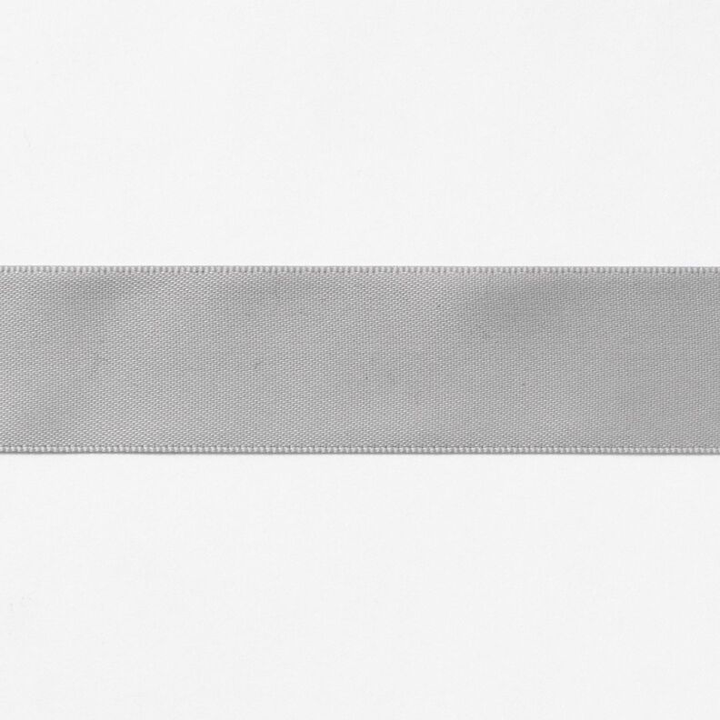 Satiininauha [25 mm] – vaaleanharmaa,  image number 1