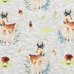 Alpenfleece Romanttinen kauris – hopeanharmaa/luonnonvärinen, 