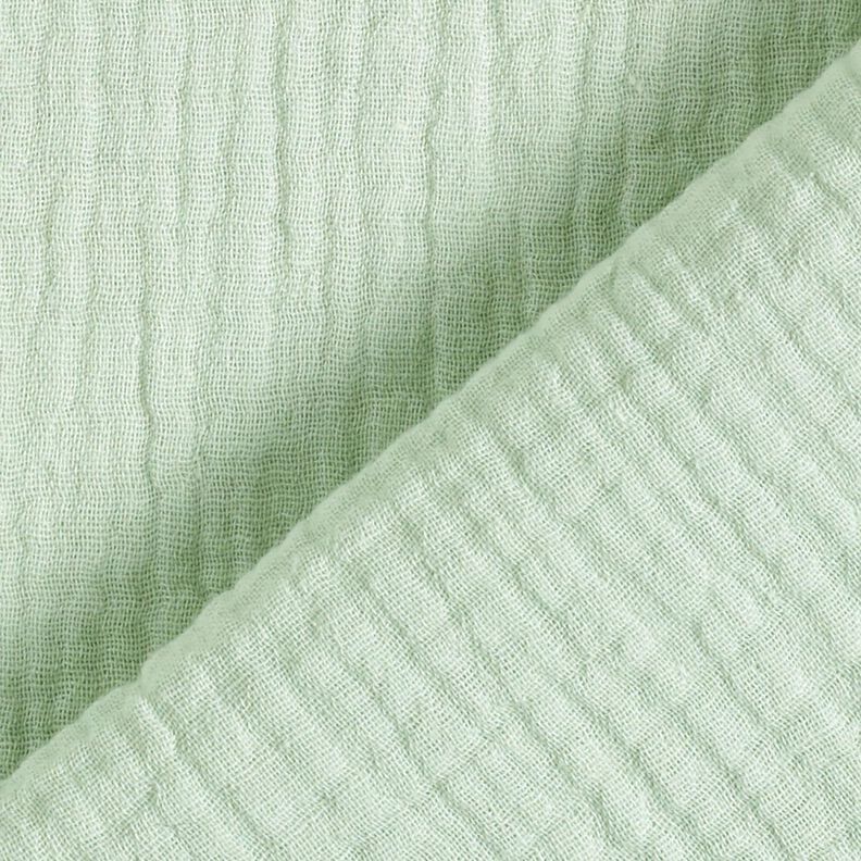 GOTS Musliini-/kaksikerroksinen kangas | Tula – eukalyptus,  image number 4