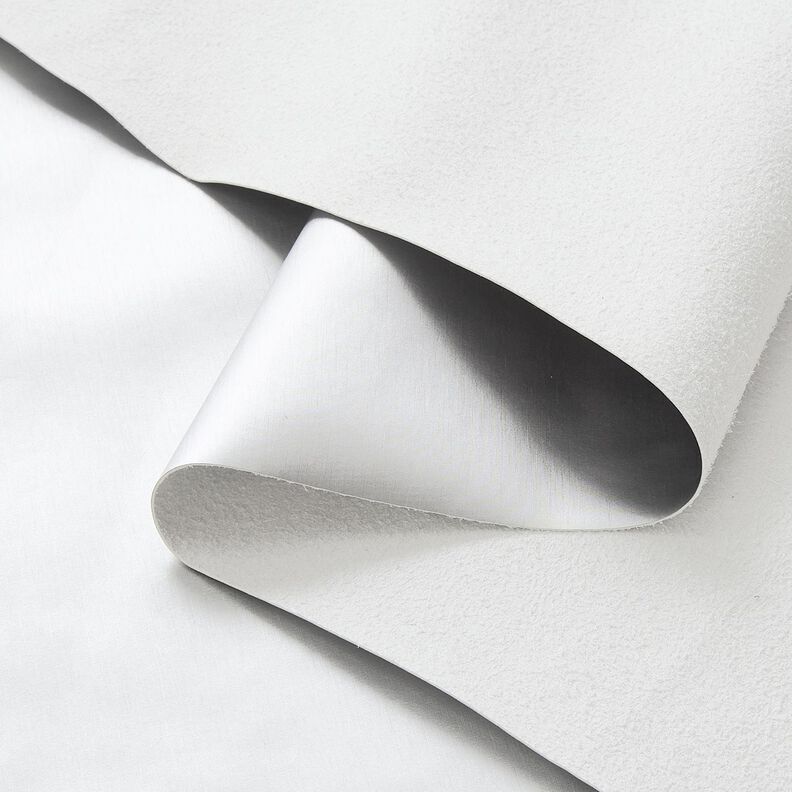 Verhoilukangas Nahkaj&auml;ljitelm&auml; hohtava &ndash; hopea metallic,  image number 7