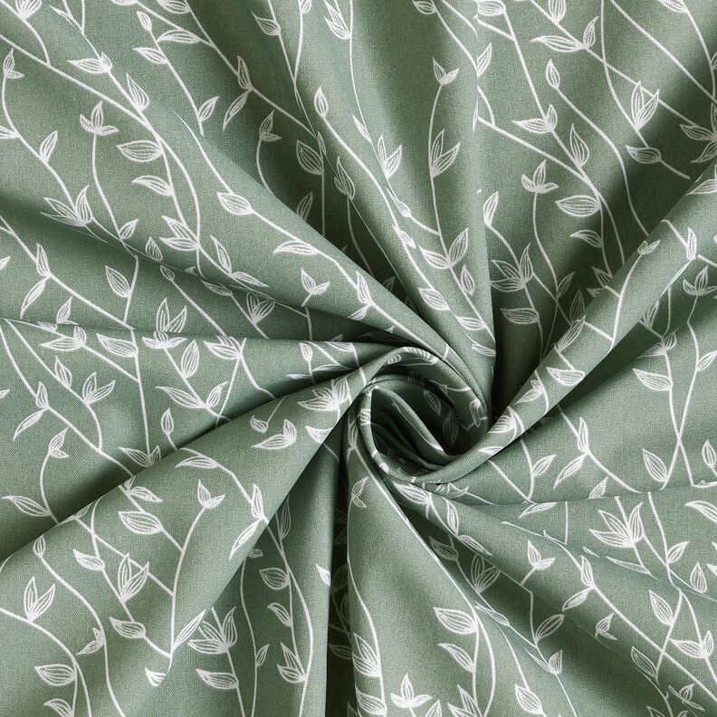 Puuvillapopliini Lehtiköynnökset – kaisla,  image number 3